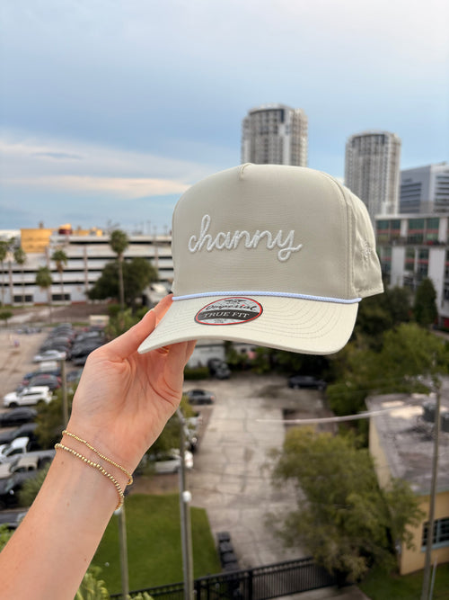 Cream Channy Puff Hat